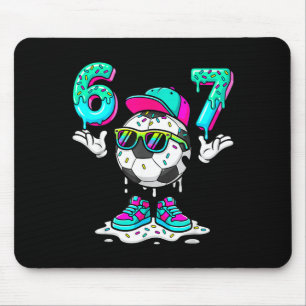 Mousepad Futebol 67 Seis Sete Meme Divertido Gen Alpha Drip