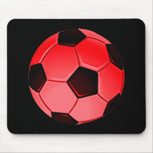 Mousepad Futebol americano vermelho ou bola de futebol da a