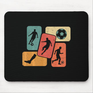 Mousepad Futebol Antigo Jogador de Futebol Amante do Futebo