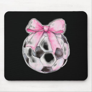 Mousepad Futebol Byll Rosa Coquette Laço Fita Delicada Meni