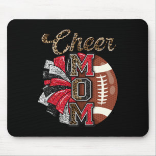 Mousepad Futebol Chee Mãe Red Black Pom Leopard