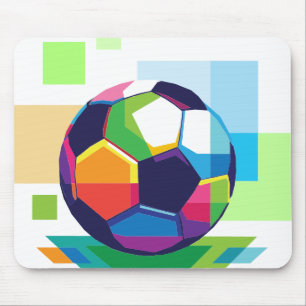 Mousepad Futebol colorido