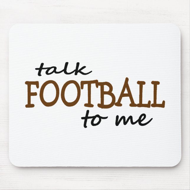 Mousepad Futebol da conversa a mim (Frente)