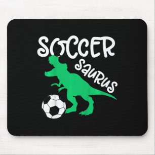 Mousepad Futebol de Dinossauro para Crianças para Meninos e