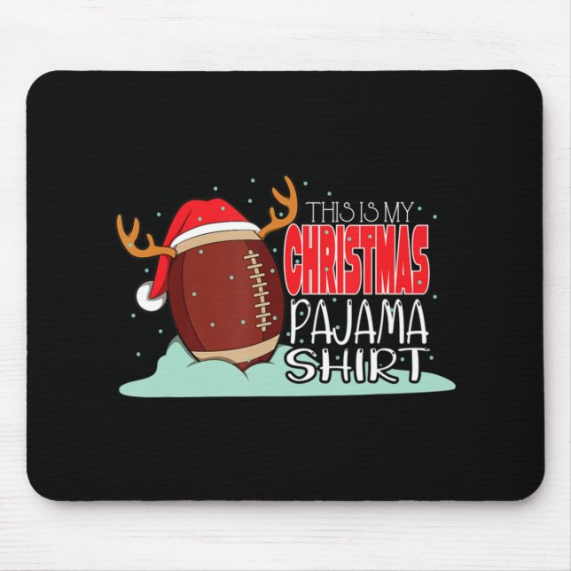 Mousepad Futebol de Natal Ball Santa Hemorragia Esporte Xma (Frente)