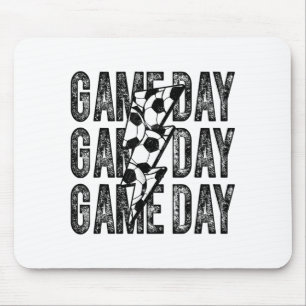 Mousepad Futebol do Dia do Jogo Raio de Futebol Mãe Pai Men