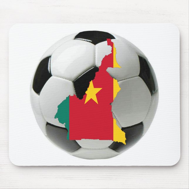 Mousepad Futebol do futebol de República dos Camarões (Frente)