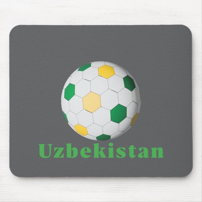 Mousepad Futebol do Uzbequistão (Frente)