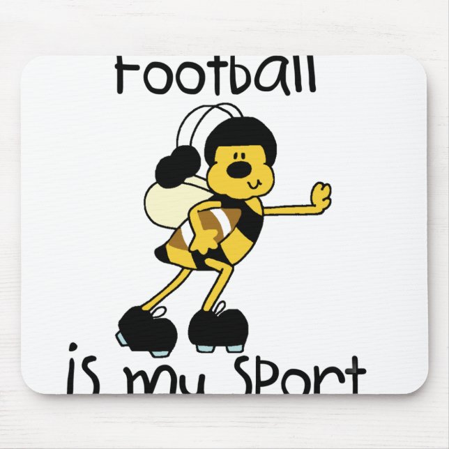 Mousepad Futebol do zangão meu esporte (Frente)