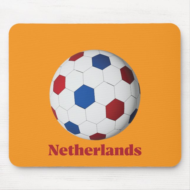 Mousepad Futebol dos Países Baixos (Frente)