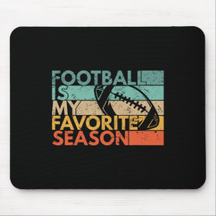 Mousepad Futebol É Minha Época Favorita, Vintage Retro Pego