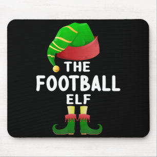 Mousepad Futebol Elf da Família de Natal Correspondente a P