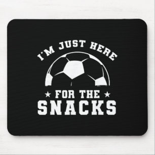 Mousepad Futebol Engraçado, Estou Aqui Só Pelos Lanches, Es