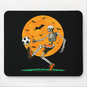 Mousepad Futebol Esqueleto Assustador Futebol Meninos Hallo