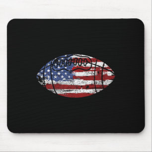 Mousepad Futebol EUA Bandeira Americana Presente Vintage
