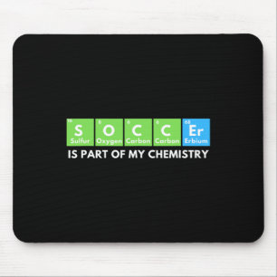 Mousepad Futebol Faz Parte Da Minha Química - Amante Da Ciê
