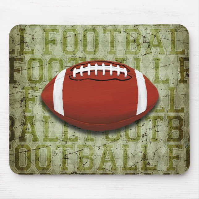 Mousepad Futebol Funky Green Grunge (Frente)