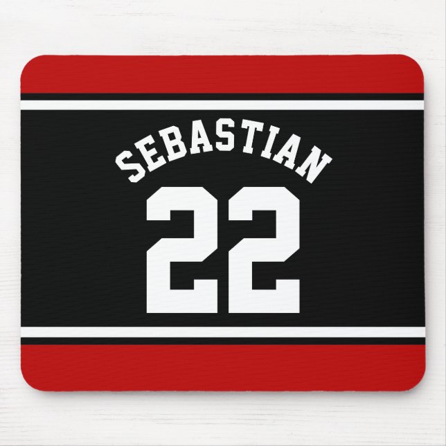Mousepad Futebol Jersey Novelty Nome Personalizado (Frente)