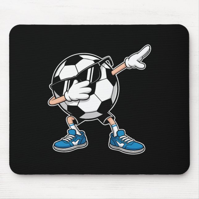 Mousepad Futebol Legal de Dabbing Legal com Óculos de Sol e (Frente)