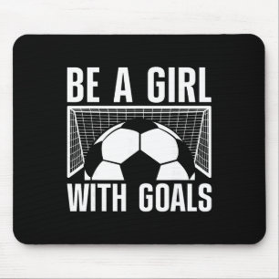 Mousepad Futebol Legal Para Mulheres Meninas Amantes do Fut