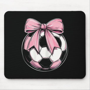 Mousepad Futebol Ll Rosa Coquette Laço Fita Delicada Menina