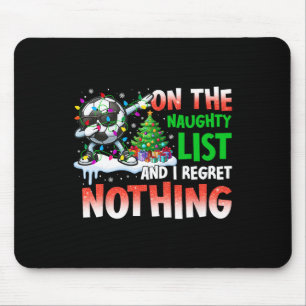 Mousepad Futebol Natal Na Lista Negra E Eu Me Arrependo