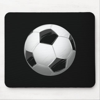Mousepad Futebol Preto Branco Ll Cool Esportes Footll Jogad