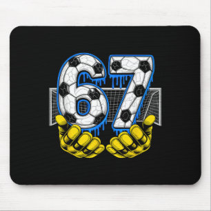 Mousepad Futebol Six Seven 67 Meme Divertido Gen Alpha