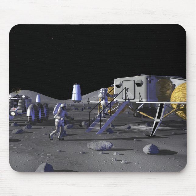 Mousepad Futuras missões de exploração espacial 13 (Frente)