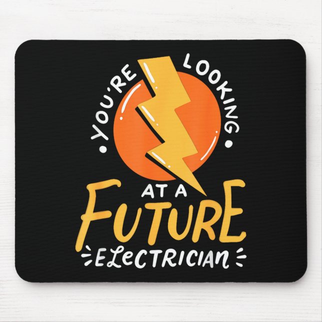 Mousepad Futuro Elétrico Engraçado Engenheiro Elétrico  (Frente)