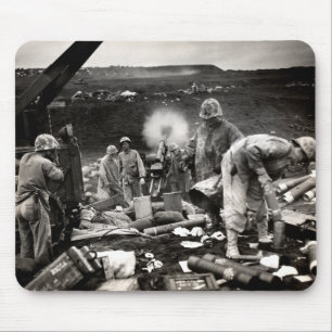 Mousepad Fuzileiros navais de WWII E.U. em Iwo Jima