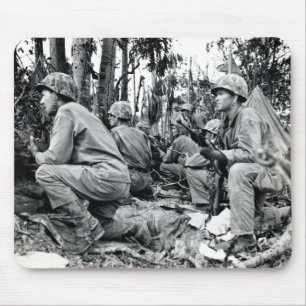 Mousepad Fuzileiros navais de WWII E.U. em Peleliu