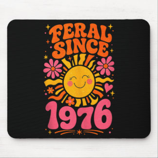 Mousepad Fvibesl Desde 1976 Sol Retro - Divertido 50º Anive
