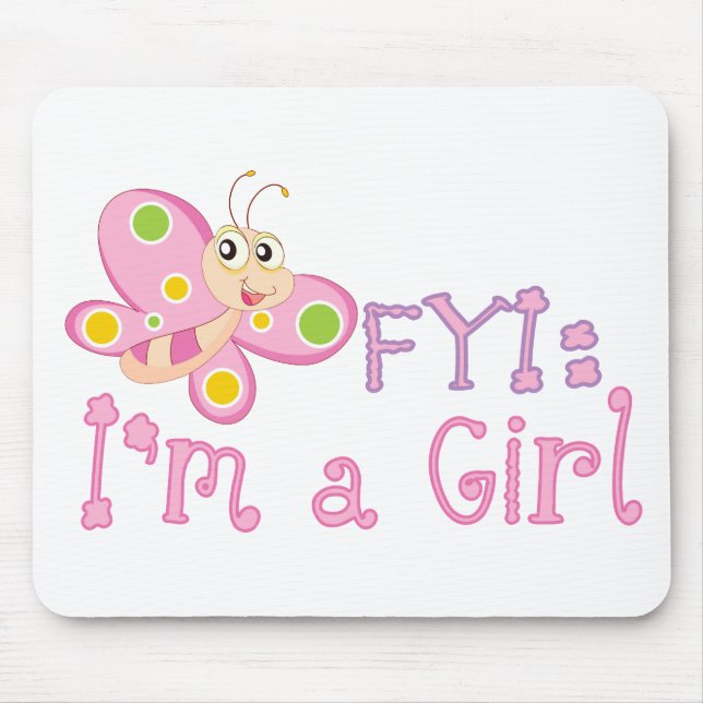 Mousepad FYI: Sou uma borboleta (Frente)