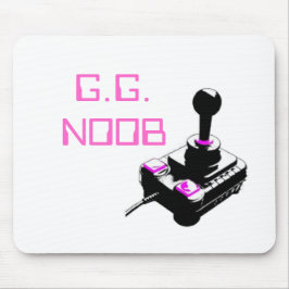 Mousepad G.G. Tapete do rato retro do manche de NOOB