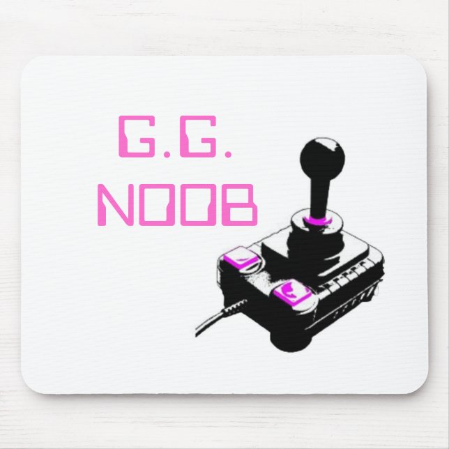 Mousepad G.G. Tapete do rato retro do manche de NOOB (Frente)