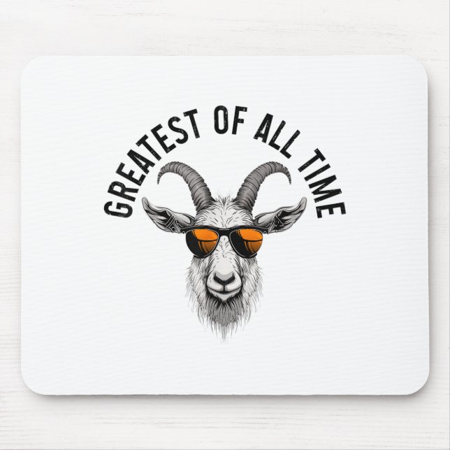 Mousepad G.o.a.t. Funny Goat Lover Farm Animal Farmer  (Frente)