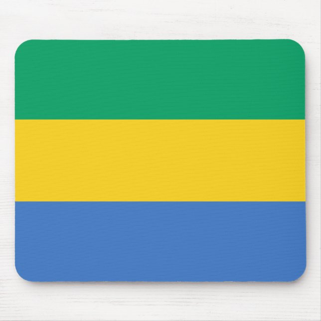 Mousepad Gabão Flag (Frente)