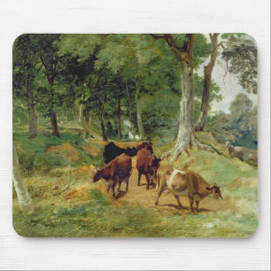 Mousepad Gado em uma pista de Devonshire