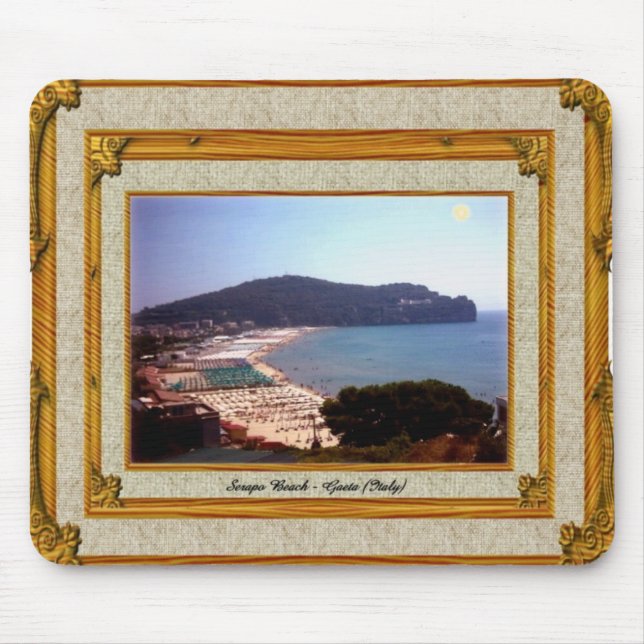 Mousepad Gaeta Beach Vintage Frame (Frente)
