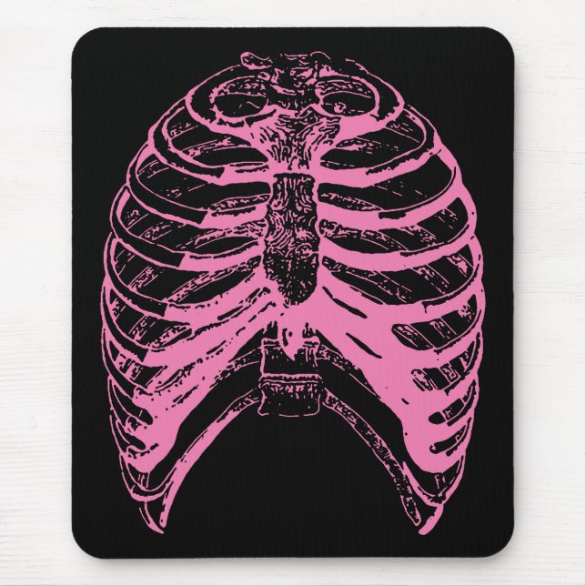 Mousepad Gaiola de Costelas Rosa (Frente)