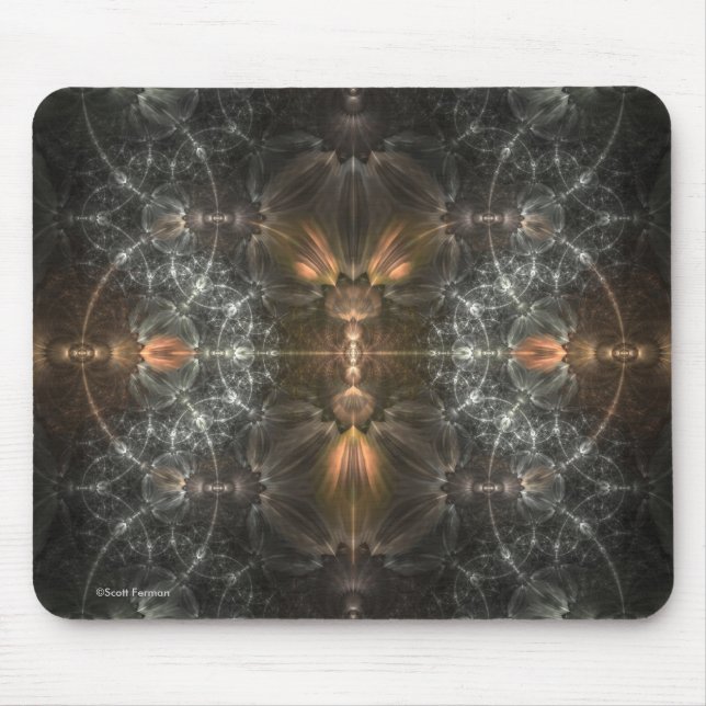 Mousepad Gaiolas de prata (Frente)