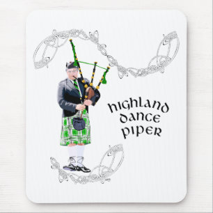 Mousepad Gaitista Gentleman com Kilt Verde