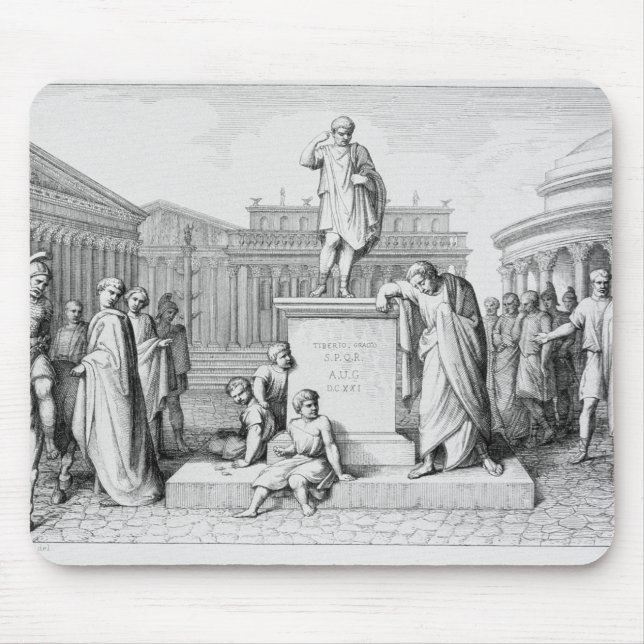 Mousepad Gaius Gracchus que Weeping antes de seu pai (Frente)