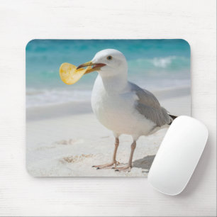 Mousepad Gaivota com uma Batata Frita