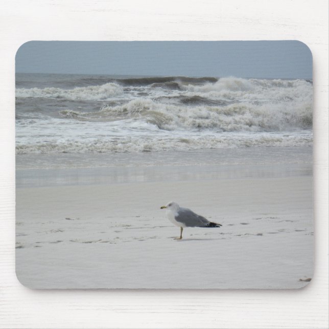 Mousepad Gaivota na praia (Frente)
