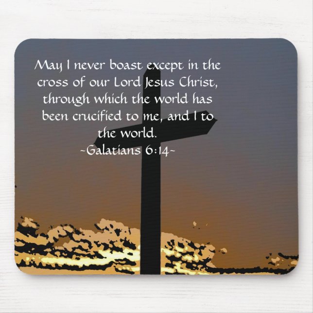 Mousepad Galatianos 6:14 (Frente)