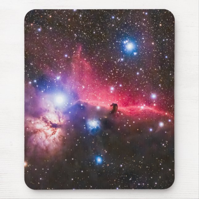 Mousepad Galáxia | Acessório de Mesa Espaço Nebulo (Frente)