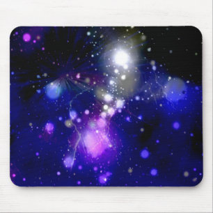 Mousepad Galáxia azul bonita