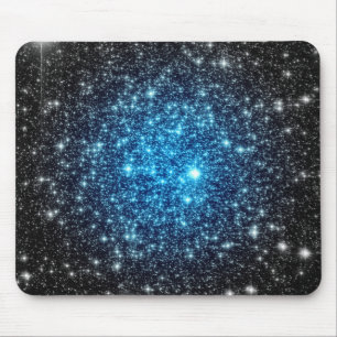 Mousepad Galáxia Azul e Preta